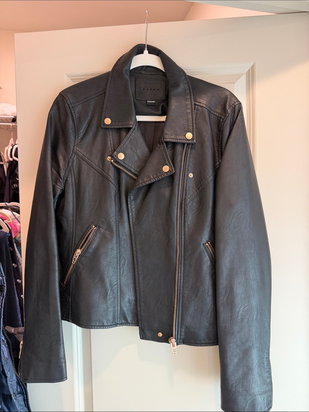 BlankNYC Leather Moto Jacket